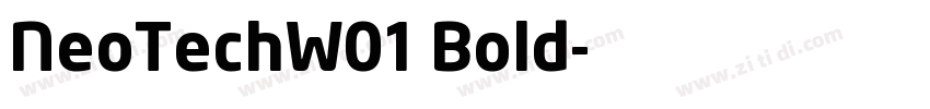 NeoTechW01 Bold字体转换